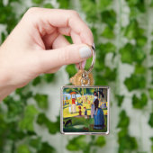 Seurat: LaグランデJatteの日曜日 キーホルダー (手)