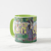 Seurat "La Grande Jatte" Pixeldot マグカップ (正面左)