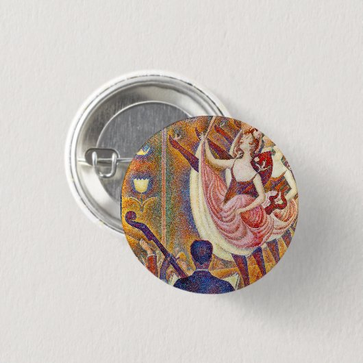 Seurat Le Chahut Button 缶バッジ (正面&裏面)