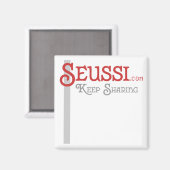 Seussiステッカー2 マグネット (正面/裏面)