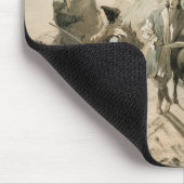 SevangかCockcha湖、Transcaucasiaのプレート2 マウスパッド (コーナー)