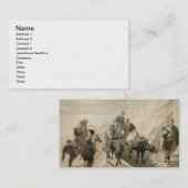 SevangかCockcha湖、Transcaucasiaのプレート2 名刺 (正面/裏面)
