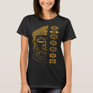 Seven Chakras Holy Buddha Tシャツ