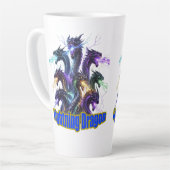 Seven-Headed Lightning Dragon カフェラテマグ (左アングル)