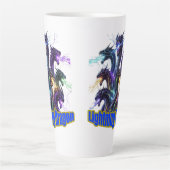 Seven-Headed Lightning Dragon カフェラテマグ (正面)