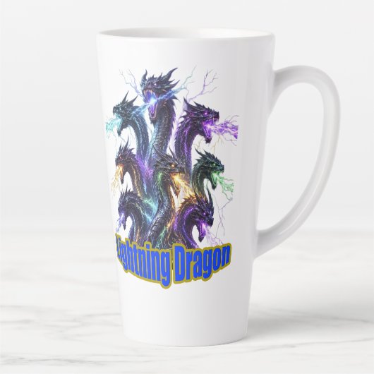 Seven-Headed Lightning Dragon カフェラテマグ (右)