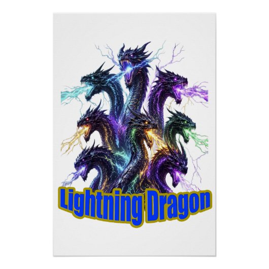 Seven-Headed Lightning Dragon ポスター (正面)