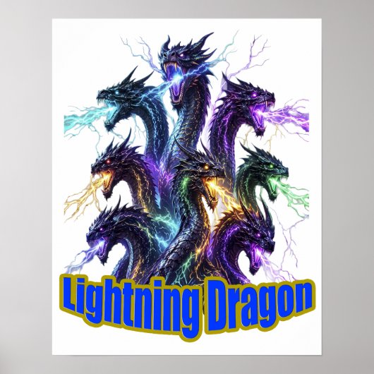Seven-Headed Lightning Dragon ポスター (正面)