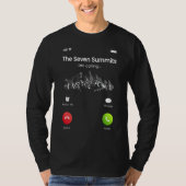 Seven Highest Summits Are Calling Funny Climbing H Tシャツ (正面)