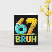 Seven Ice Drip Bruh Cream Six 67 Fun カード (黄色い花)