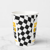 Seven Is A Vibe Retro Seventh 7th Birthday Party 紙コップ (左)