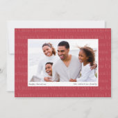 Seven Principles Horizontal Photo Kwanzaa シーズンカード (正面)