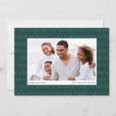 Seven Principles Horizontal Photo Kwanzaa シーズンカード (正面)