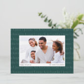 Seven Principles Horizontal Photo Kwanzaa シーズンカード (スタンド正面)