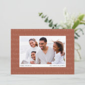 Seven Principles Horizontal Photo Kwanzaa シーズンカード (スタンド正面)