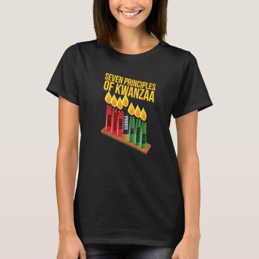 Seven Principles of Kwanzaa Premium Tシャツ (正面)