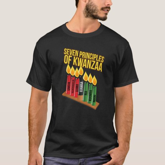 Seven Principles of Kwanzaa Premium Tシャツ (正面)
