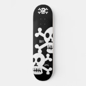 SEVEN SKULL BY MASANSER PIXELAT スケートボード (正面)