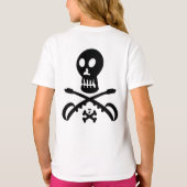 SEVEN SKULL BY MASANSER PIXELAT Tシャツ (裏面)