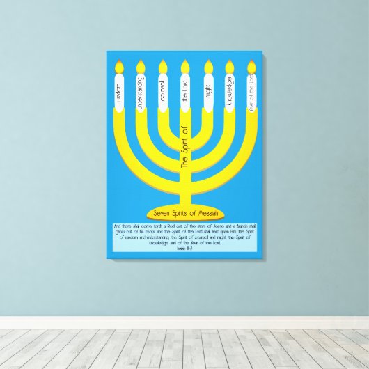 Seven Spirits of Messiah キャンバスプリント (インサイチュ (ウッドフロア))