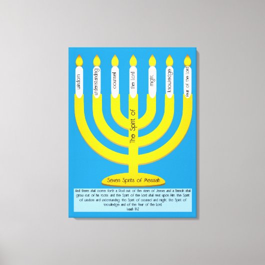 Seven Spirits of Messiah  キャンバスプリント (正面)