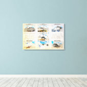 Seven Summits キャンバスプリント (インサイチュ (ウッドフロア))