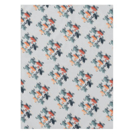 Seven Swans A Swimming Cut-Out Stencil-Style 6 テーブルクロス