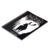 Sevenoaksの手描きのシカのKnowle公園 ノートブック (左側)