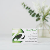 SevenPoint2健康はシンプルな名刺を作りました 名刺 (スタンド正面)