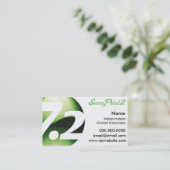 SevenPoint2減量はシンプルな名刺を作りました 名刺 (スタンド正面)