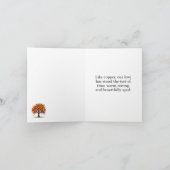 Seventh Anniversary Copper Love Keepsake Card カード (内部)