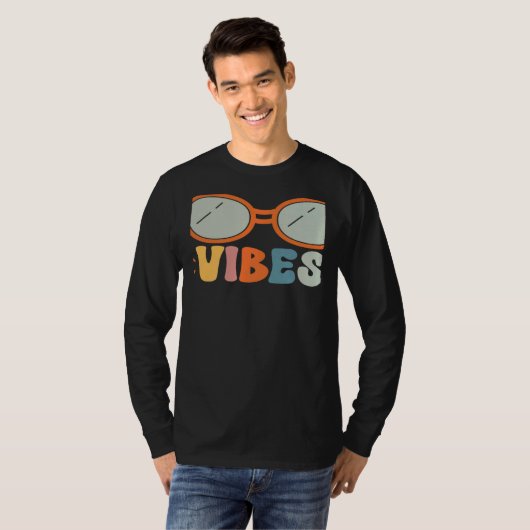 Seventh Grade Vibes 7th Grade Students Parents Tea Tシャツ (正面フル)