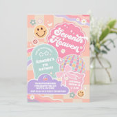 Seventh Heaven Cloud Rainbow Disco 7th Birthday  招待状 (スタンド正面)