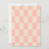 Seventh Heaven Cloud Rainbow Disco 7th Birthday  招待状 (裏面)