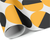 seventies style geometric pattern with half circle ラッピングペーパー (ロールコーナー)