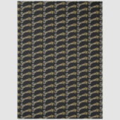 Seventy gold on black birthday or annversary 薄葉紙 (正面)