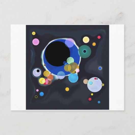 Several Circles, Vassily Kandinsky in digital ポストカード (正面)