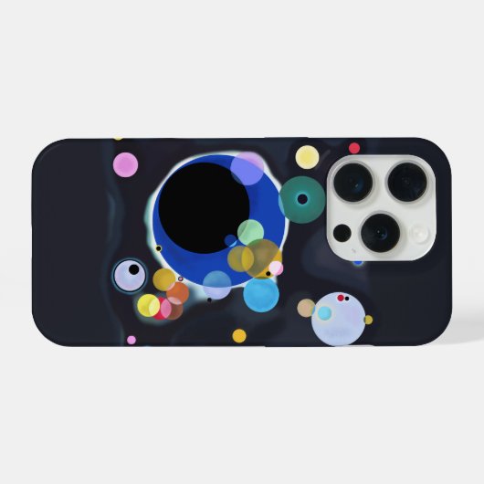 Several Circles, Vassily Kandinsky in digital iPhoneケース (裏面横)