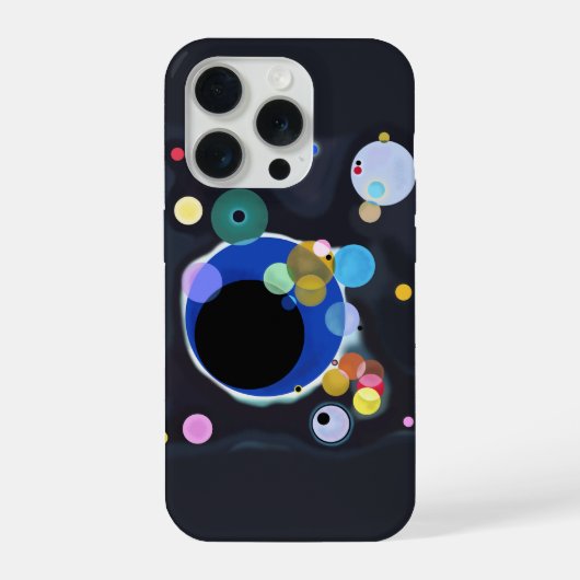 Several Circles, Vassily Kandinsky in digital iPhoneケース (裏面)