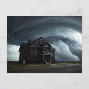Severe Weather Storm Artはがき ポストカード