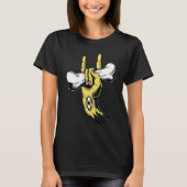Severed Devil Horns Hand With Eye Holding a Bone Tシャツ (正面)