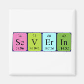 Severin周期表名磁石 マグネット (正面)