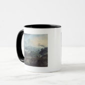 Severnを渡るShrewsburyの眺め マグカップ (正面左)