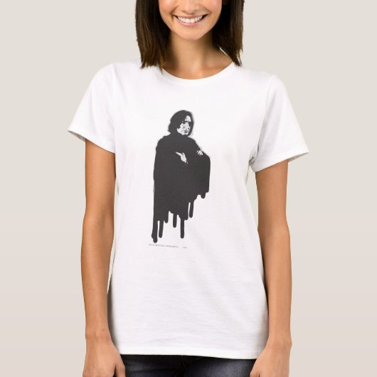 Severus Snapeの腕はB-Wを交差させました Tシャツ (正面)
