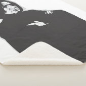 Severus Snape Arms Crossed B-W シェルパブランケット (3/4)