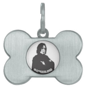 Severus Snape Arms Crossed B-W ペットネームタグ