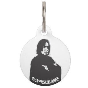 Severus Snape Arms Crossed B-W ペット ネームタグ