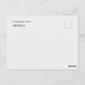 SEVILLA - Doors of the World Postcard Collection ポストカード (裏面)