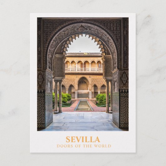 Sevilla, Doors of the World, Travel Postcards ポストカード (正面)