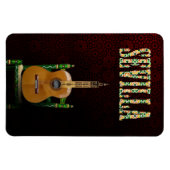SEVILLA. Guitarra flamenca con Giralda de Sevilla. マグネット (横)